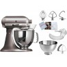 KITCHENAID ARGENTO MEDAGLIA ARTISAN ROBOT DA CUCINA DA 4,8 L 5KSM175PSEMS PLANETARIA
