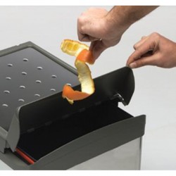 Pattumiera 3 secchi, estraibile 517 raccolta differenziata su carrello scorrevole per sotto lavello cucina - bicolor